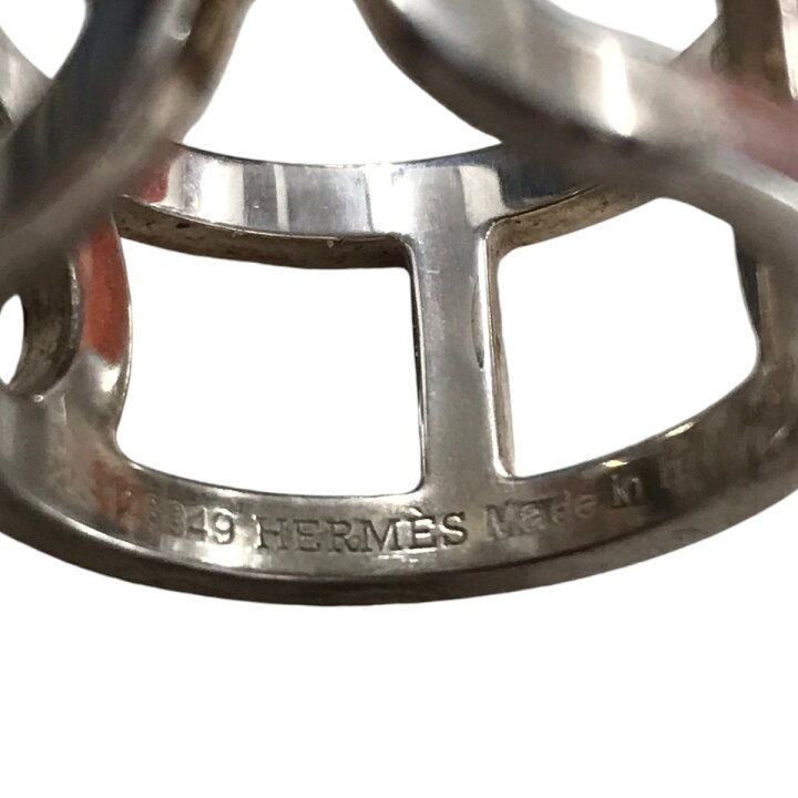 楽天市場】【中古】HERMESエヴァーシェーヌダンクルリングMM シルバー 