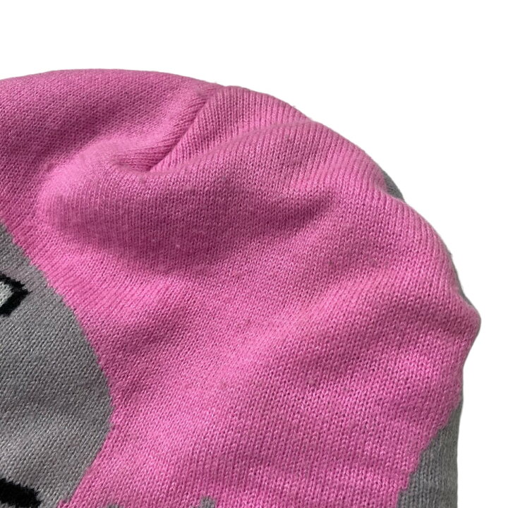 楽天市場】【中古】Fuck This Industry ニットキャップ グレー×ピンク 