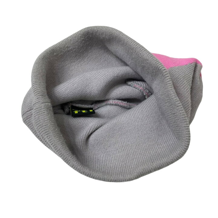 楽天市場】【中古】Fuck This Industry ニットキャップ グレー×ピンク 