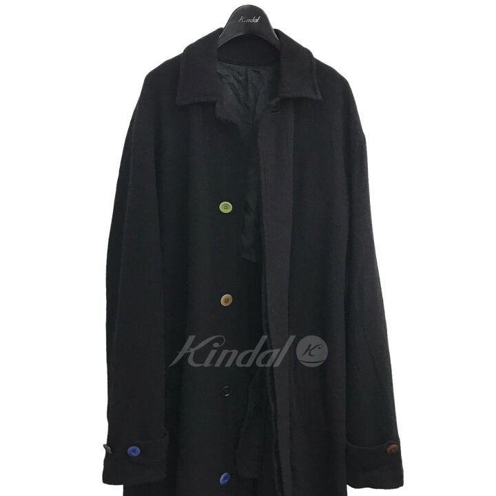 楽天市場】【中古】UNDERCOVERウール縮絨ステンカラーコート ネイビー 