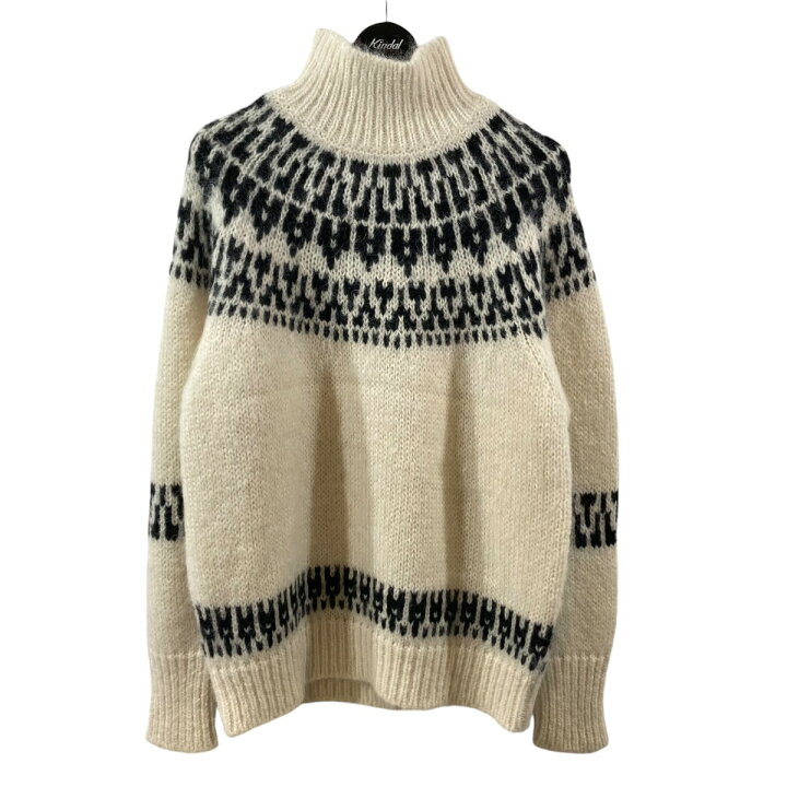 楽天市場】【中古】BATONERMOHAIR NORDIC CREW NECK 長袖ニット BN 