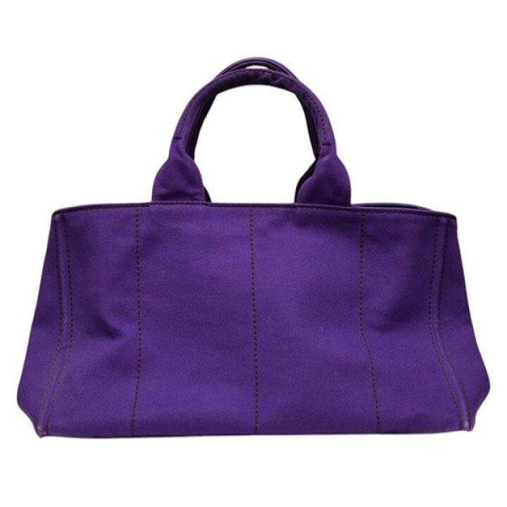 楽天市場】【中古】PRADA カナパ トートバッグ パープル 【171124  