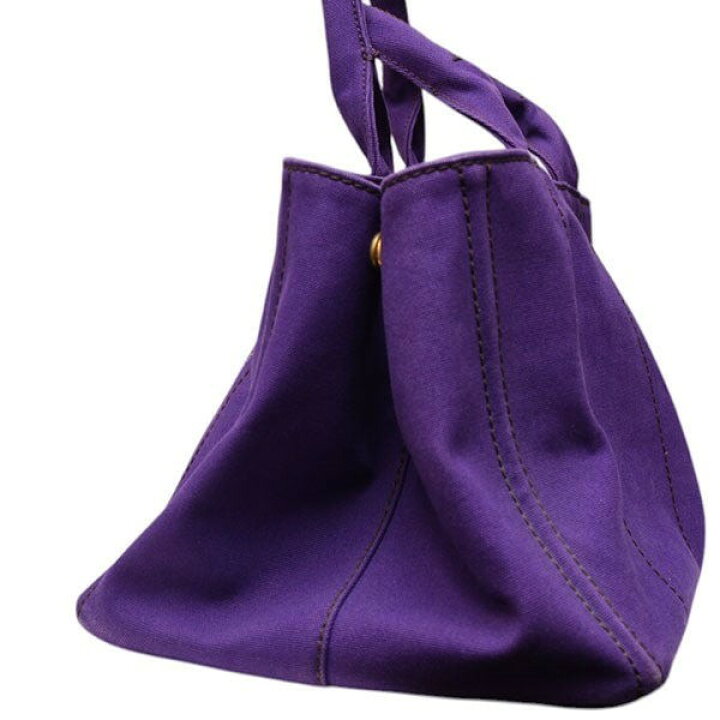楽天市場】【中古】PRADA カナパ トートバッグ パープル 【171124 