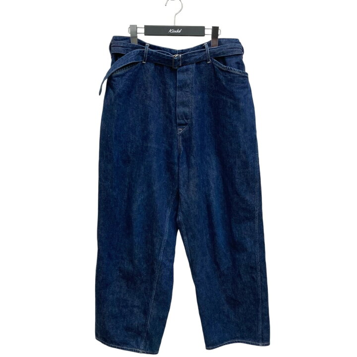 楽天市場】【中古】COMOLI 20SS ベルテッドデニムパンツ デニムパンツ 