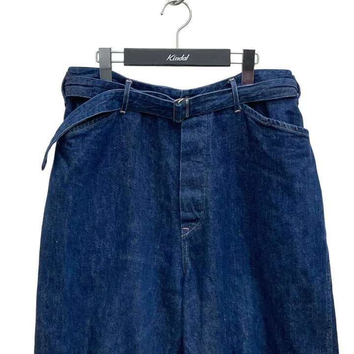 楽天市場】【中古】COMOLI 20SS ベルテッドデニムパンツ デニムパンツ 