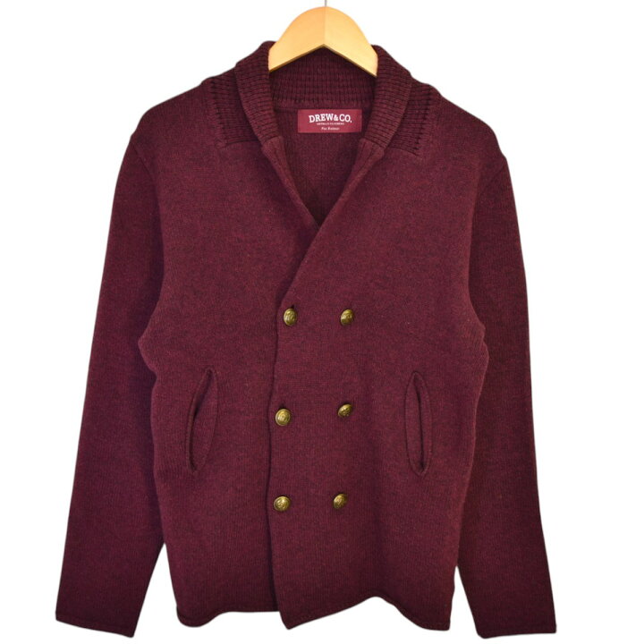 楽天市場】【中古】DREW＆CO． 6Bダブルブレストニットジャケット 