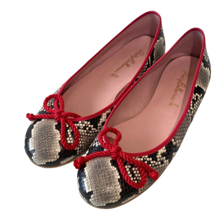 楽天市場】【中古】Pretty Ballerinas パイソン柄 バレエシューズ 