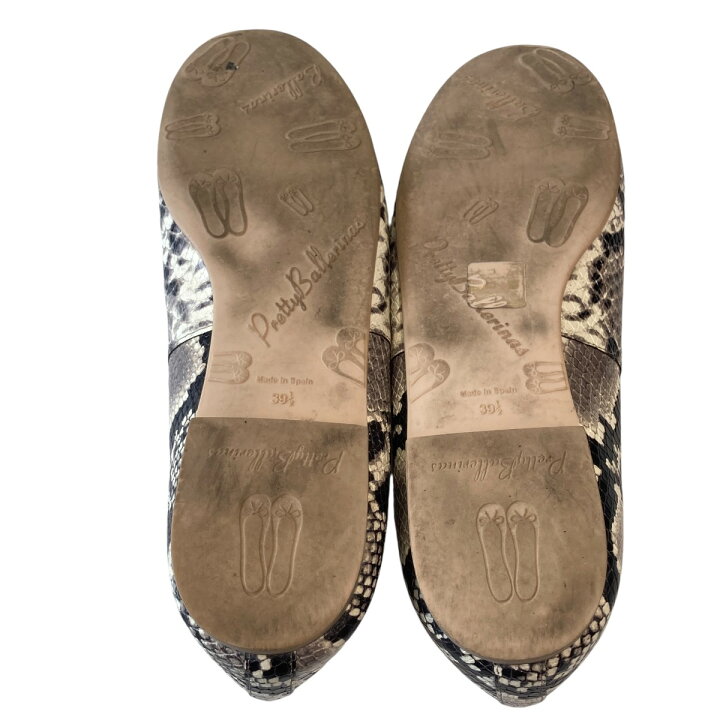 楽天市場】【中古】Pretty Ballerinas パイソン柄 バレエシューズ 