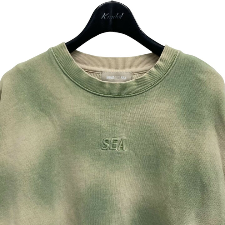 楽天市場】【中古】WIND AND SEA スウェット グリーン×ベージュ サイズ  