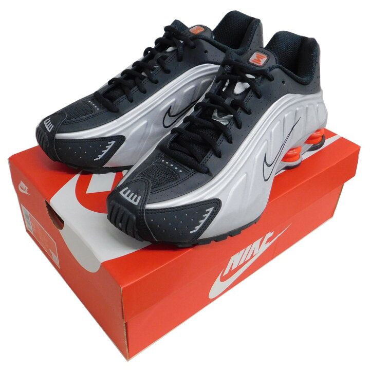 楽天市場】【中古】NIKE Shox R4 OG Black Metallic Silver スニーカー 