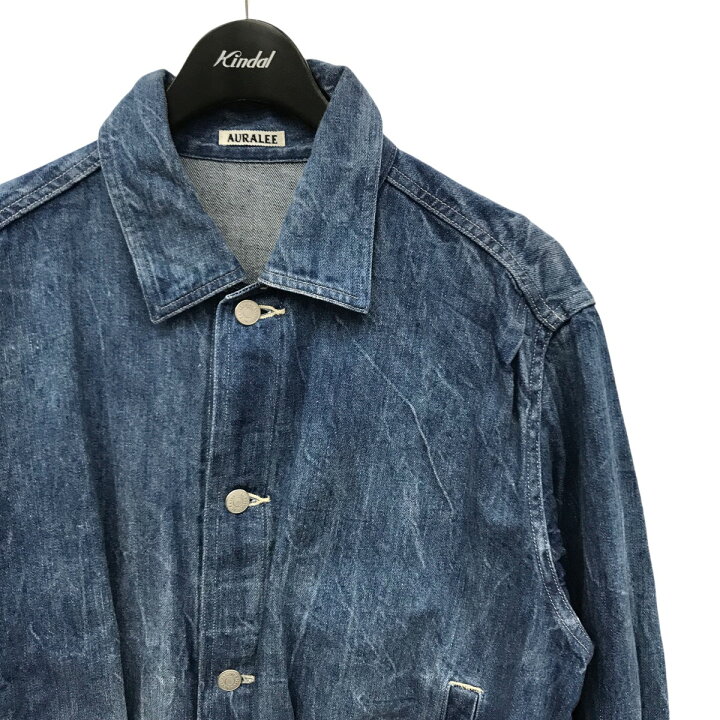 楽天市場】【中古】AURALEE Selvedge Faded Light Denim Blouson  