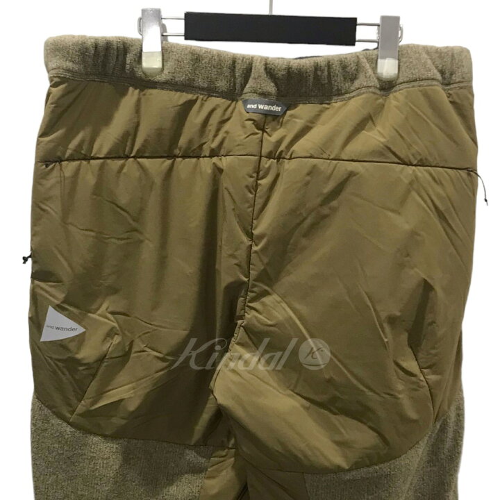 楽天市場】【中古】and wander切替パンツ Top Fleece Pant トップ  