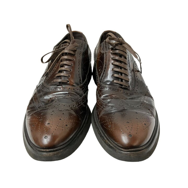 楽天市場】【中古】DOLCE ＆ GABBANA ウイングチップ レザーシューズ 
