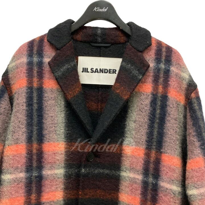 楽天市場】【中古】JIL SANDER21AW チェック柄チェスターコート  