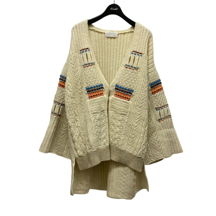 楽天市場】【中古】mame kurogouchi Oversized Chunky Knit Cardigan 