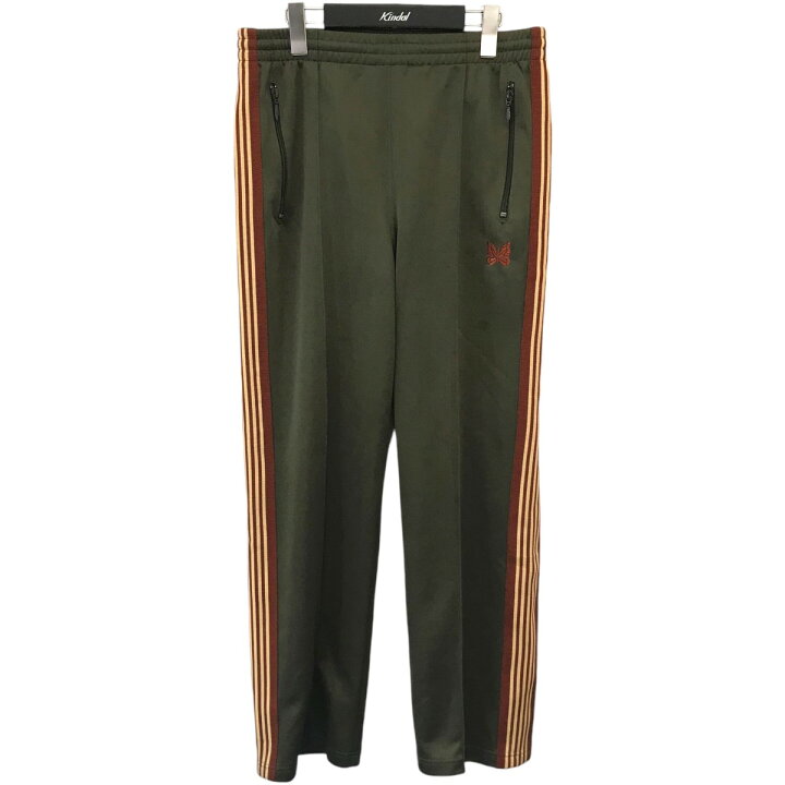 楽天市場】【中古】Needles トラックパンツ NS1704 オリーブ×ブラウン 