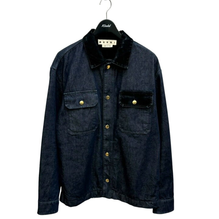 楽天市場】【中古】MARNI デニムジャケット CUJU0006Q0 インディゴ 