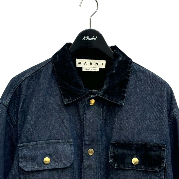 楽天市場】【中古】MARNI デニムジャケット CUJU0006Q0 インディゴ 