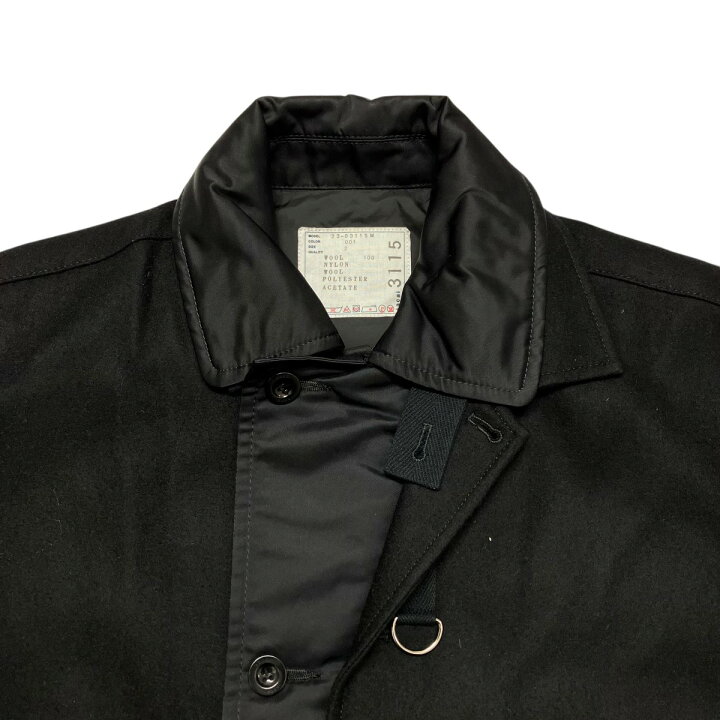 楽天市場】【中古】sacai 23AW Wool Melton Blouson ジャケット 23 