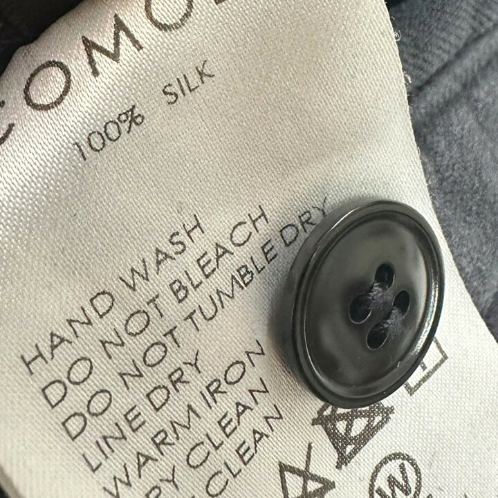 楽天市場】【中古】COMOLI シルクネルドローストリングパンツ U03 