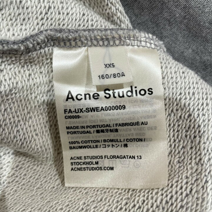 楽天市場】【中古】ACNE STUDIOS パーカー FA-UX-SWEA000009 グレー  