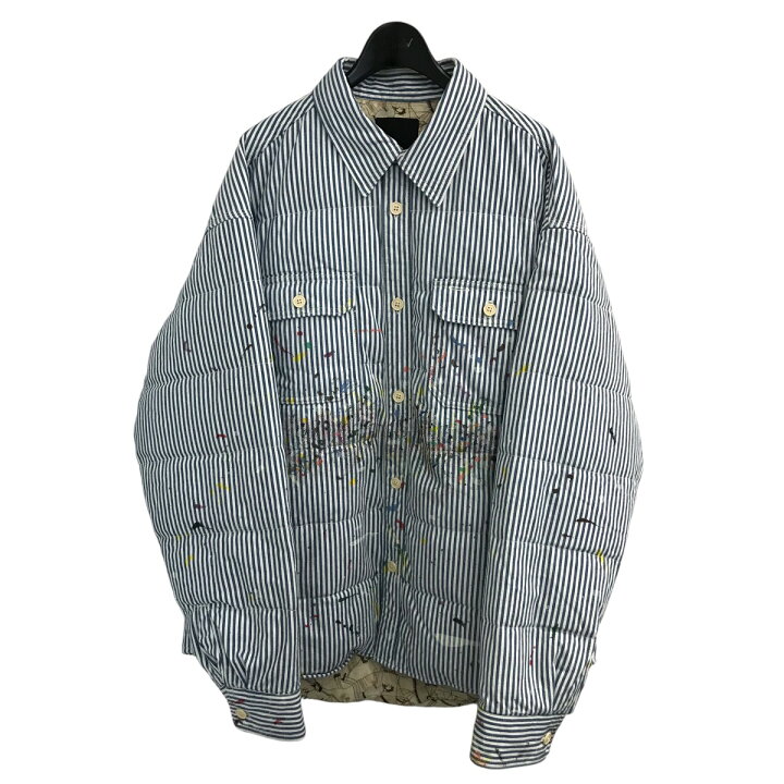 楽天市場】【中古】VISVIM「HELLION DOWN JKT DMGD」 ストライプダウン 