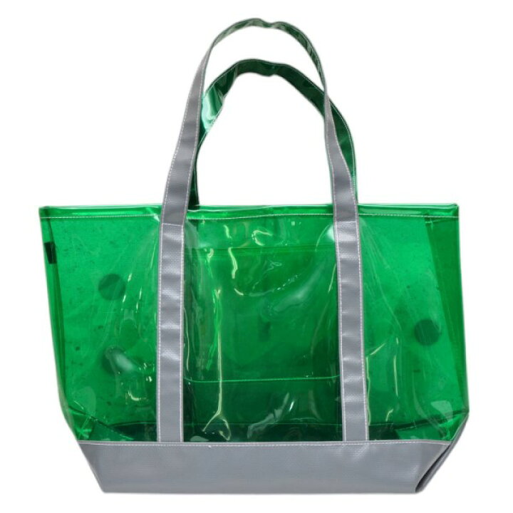 楽天市場】【中古】UNDERCOVER クリアPVCトートバッグ グリーン  