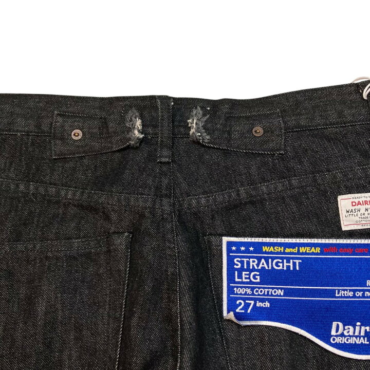 楽天市場】【中古】DAIRIKU Onewash Straight Denim Pants Onewash 
