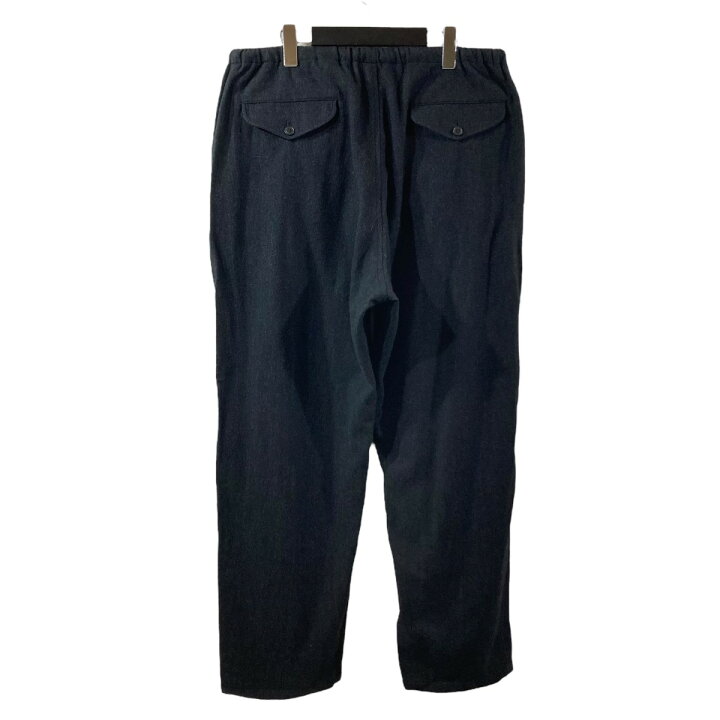 23SS COMOLI ウールストライプ ドローストリングパンツ 3