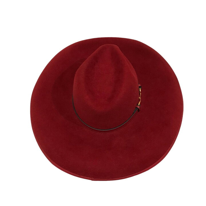 楽天市場】【中古】GUCCIホースビットハット 644474 レッド サイズ：L 