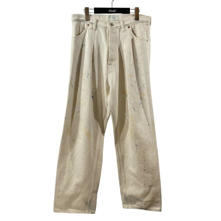 楽天市場】【中古】HERILL HL Denim Splash Tuck 4PK デニムパンツ 22 