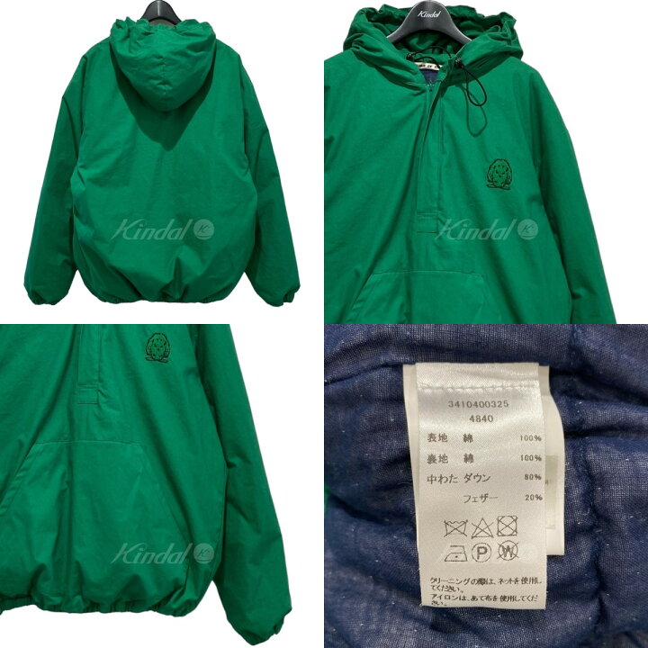 楽天市場】【中古】ABODE OF SNOWLUNGTA LIGHT DOWN HOODIE グリーン  
