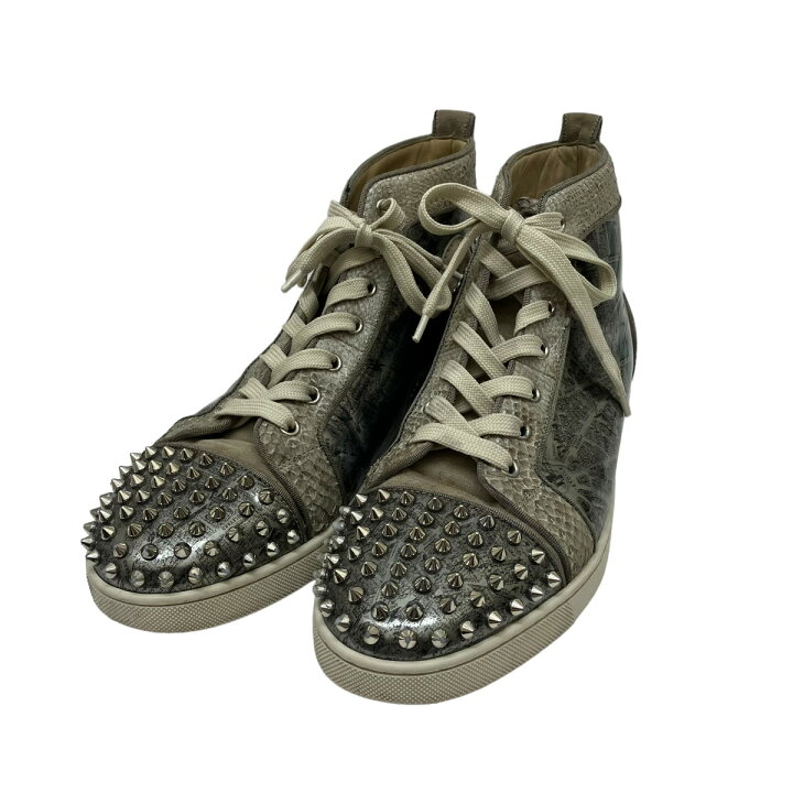 楽天市場】【中古】Christian Louboutin 総柄 スタッズスニーカー 