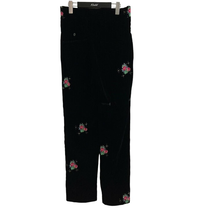 楽天市場】【中古】Midorikawa 23AW 花柄刺繍ベロアパンツ MID23AW  
