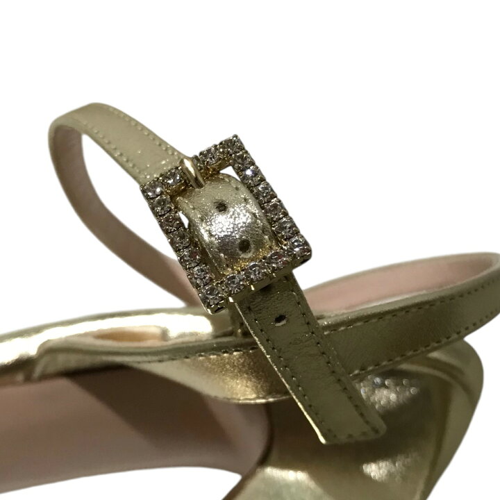 楽天市場】【中古】Roger Vivier ストラップサンダル シャンパン 