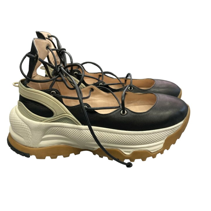 楽天市場】【中古】Foundry Mews レースアップローファー ブラック 