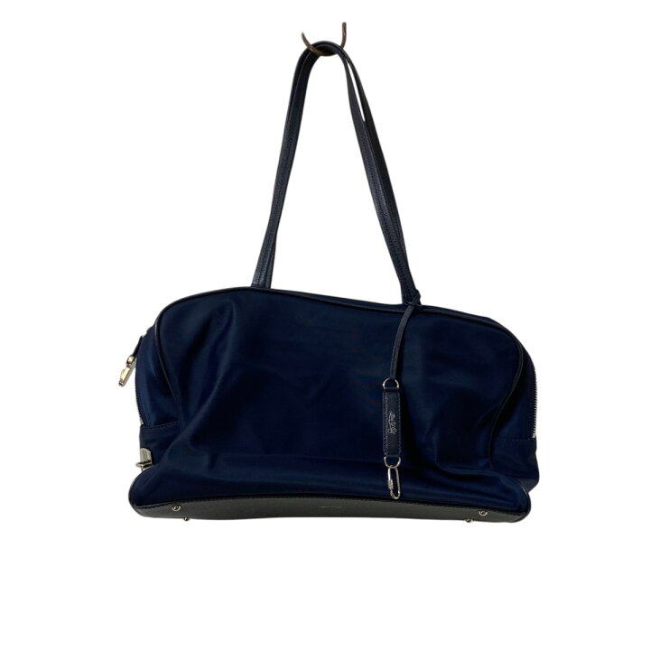 楽天市場】【中古】TOUT Y EST トートバッグ T01124 ネイビー 【081224 