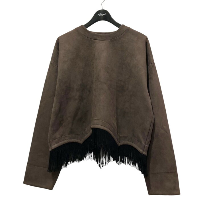 楽天市場】【中古】SASQUATCHfabrix．20AW FRINGE FAKE SUEDE SMOCK 