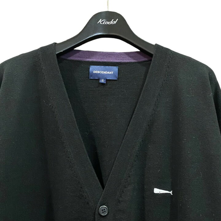 楽天市場】【中古】DESCENDANT 24AW NURSE KNIT CARDIGAN コットン  