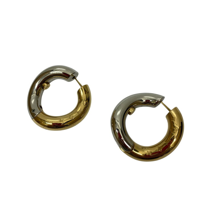 楽天市場】【中古】LOUIS VUITTON バイカラーフープピアス MP3428 