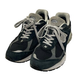 【中古】NEW BALANCEローカットスニーカー ブラック サイズ：27cm【価格見直し】