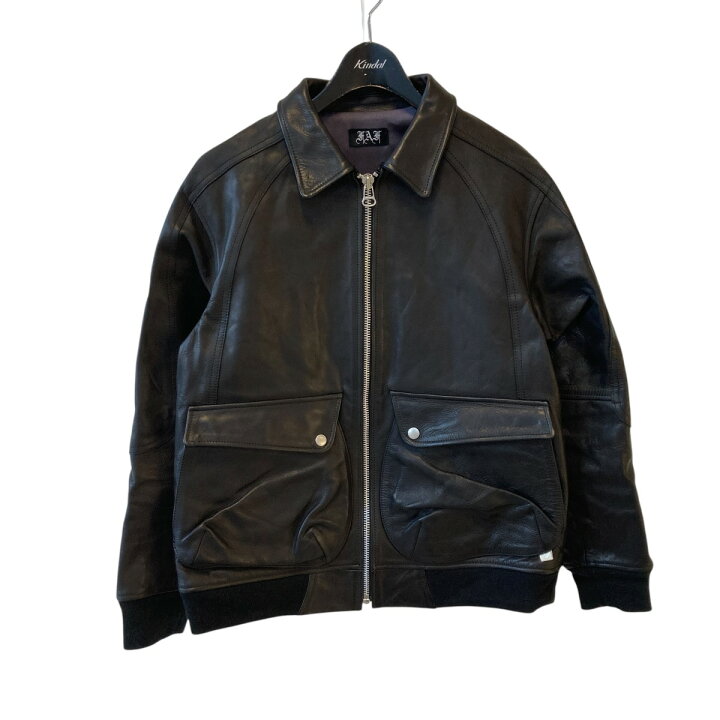 楽天市場】【中古】FAF24AW BEADED LEATHER FLIGHT JACKET レザー 