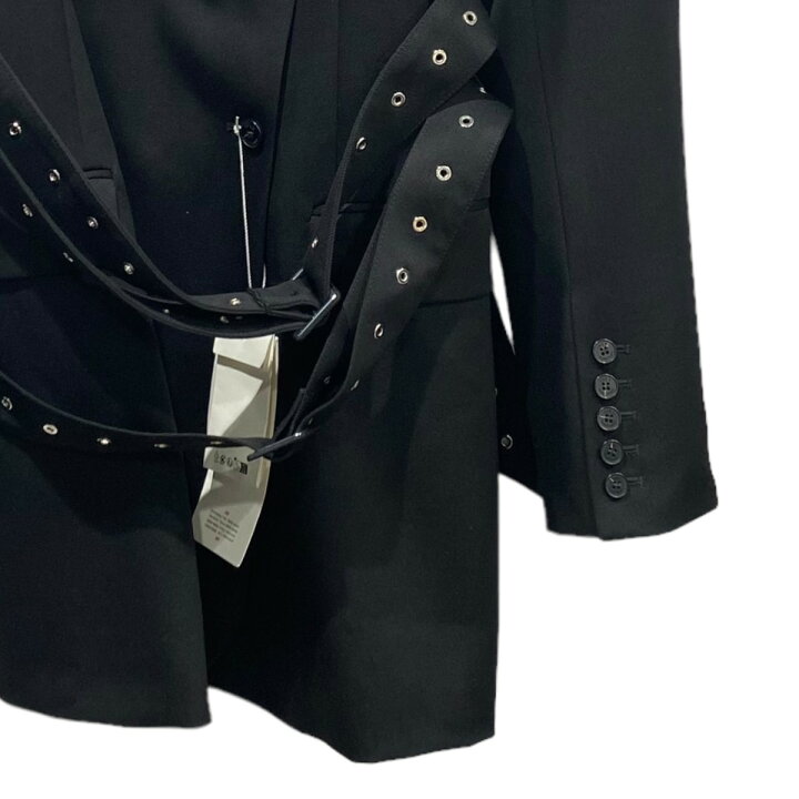 楽天市場】【中古】rokh×H＆M ベルテッドウールブレザー ブラック  