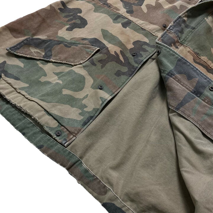 楽天市場】【中古】ANCELLM 24AW CAMO HOODIE JACKET フーデッド 