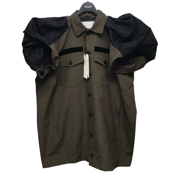 楽天市場】【中古】sacai24AW「Nylon Twill Mix Grosgrain Dress 