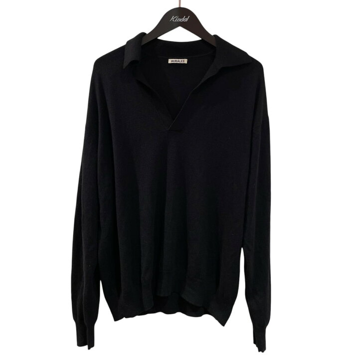 楽天市場】【中古】AURALEE 23SS CASHMERE SILK KNIT SKIPPER POLO 
