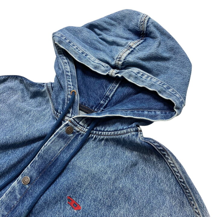 楽天市場】【中古】DIESEL 24SS D-Dewny-Hood デニムパーカー A13033 