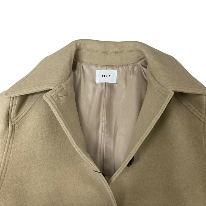 楽天市場】【中古】ELLIE ボリュームスリーブコート ベージュ サイズ  