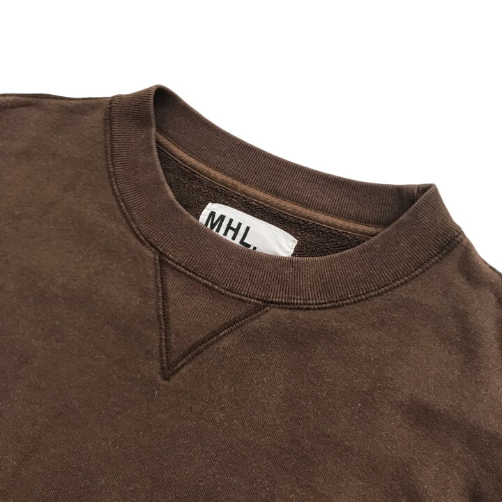 楽天市場】【中古】MHL×LOOPWHEELER スウェット ブラウン サイズ：L 