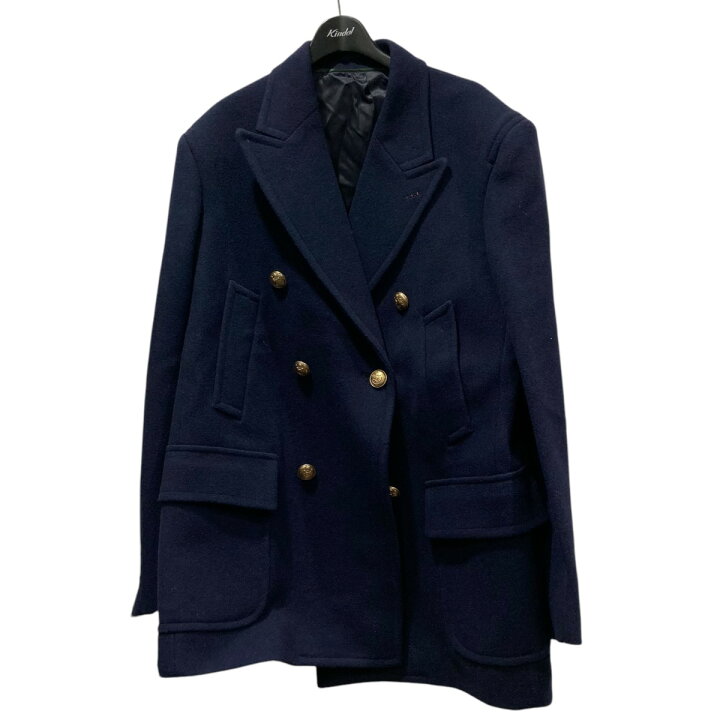 楽天市場】【中古】GUCCI Pコート 715703 ネイビー サイズ：48 